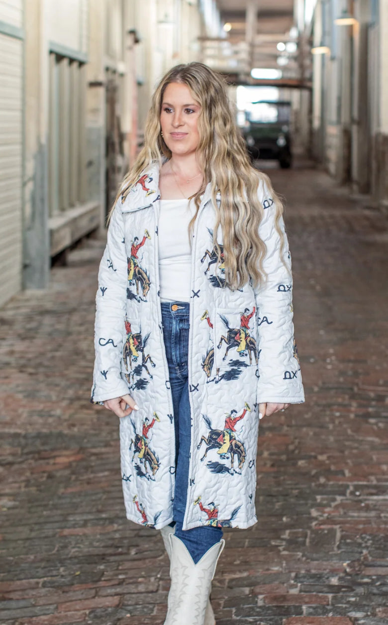 Lazy J Quilted Duster