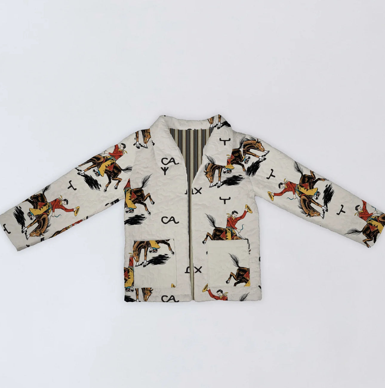 Lazy J quilted jacket