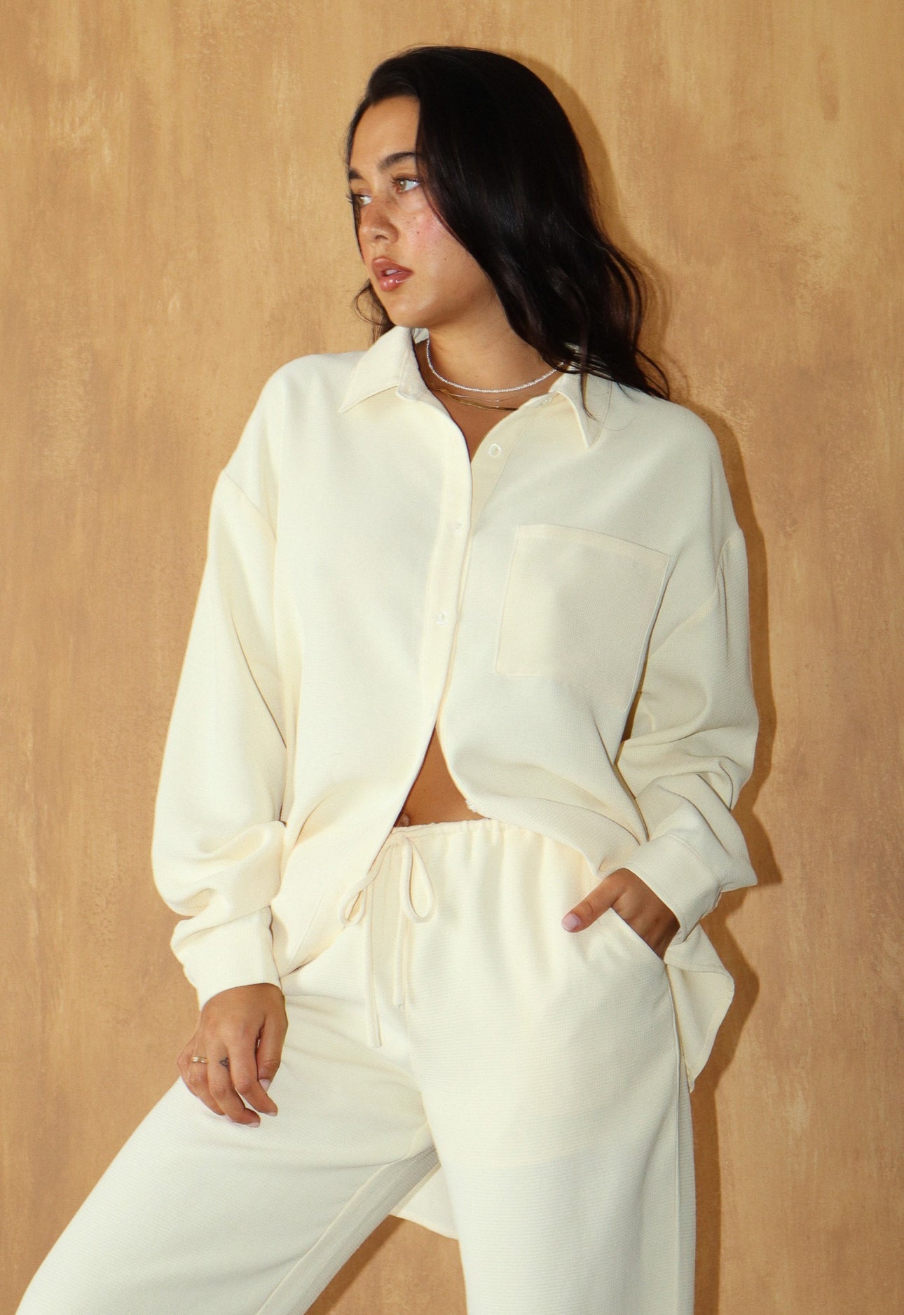 Oversized Relaxed Button Up Shirt
