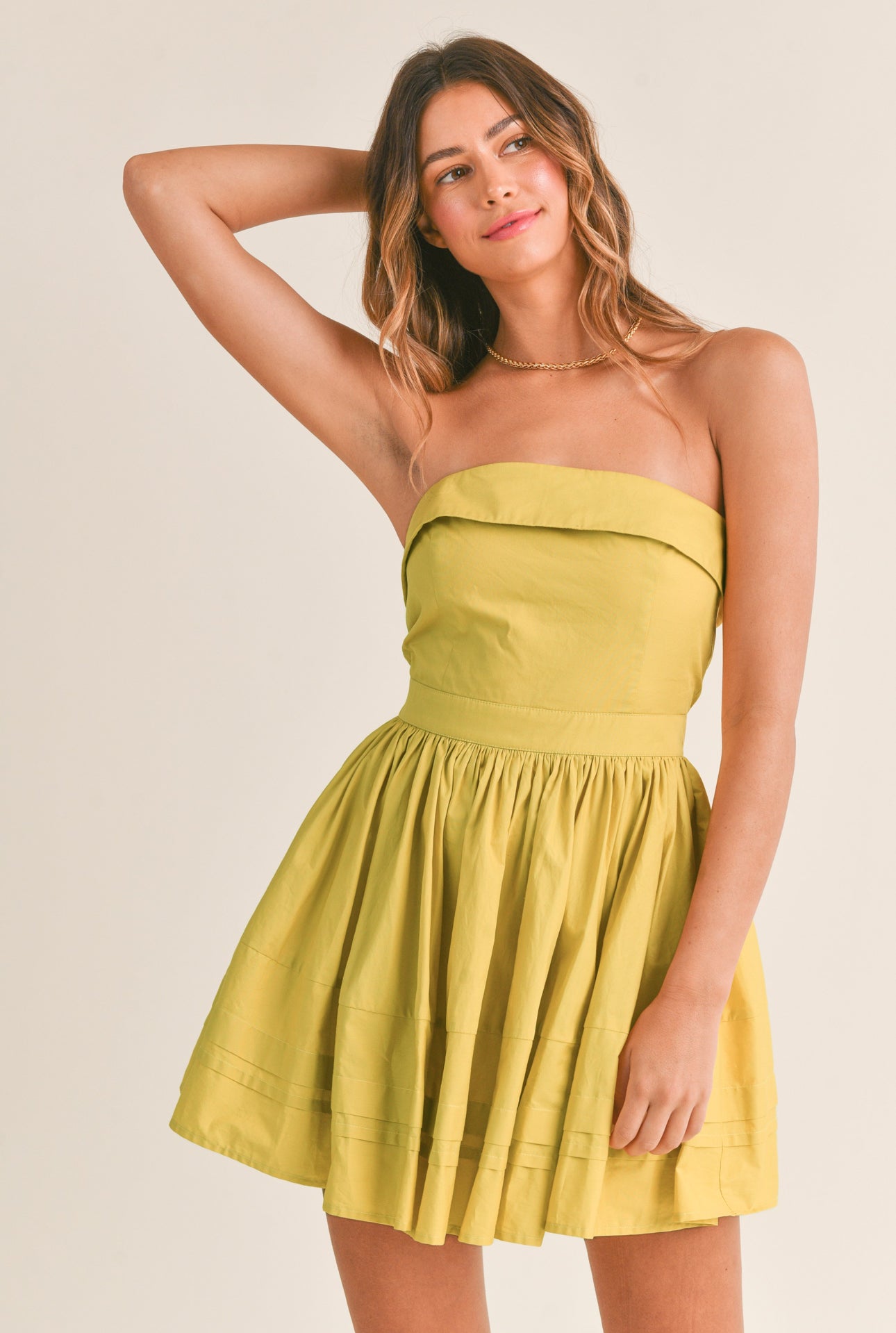 Peplum Tube Dress