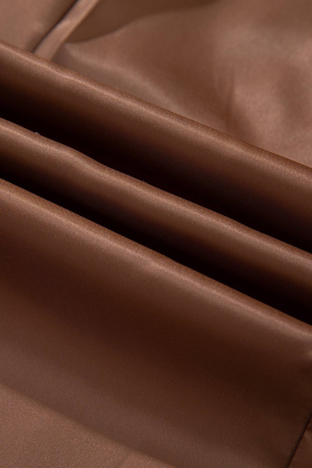 Brown Houndstooth Lapel Collar Blazer