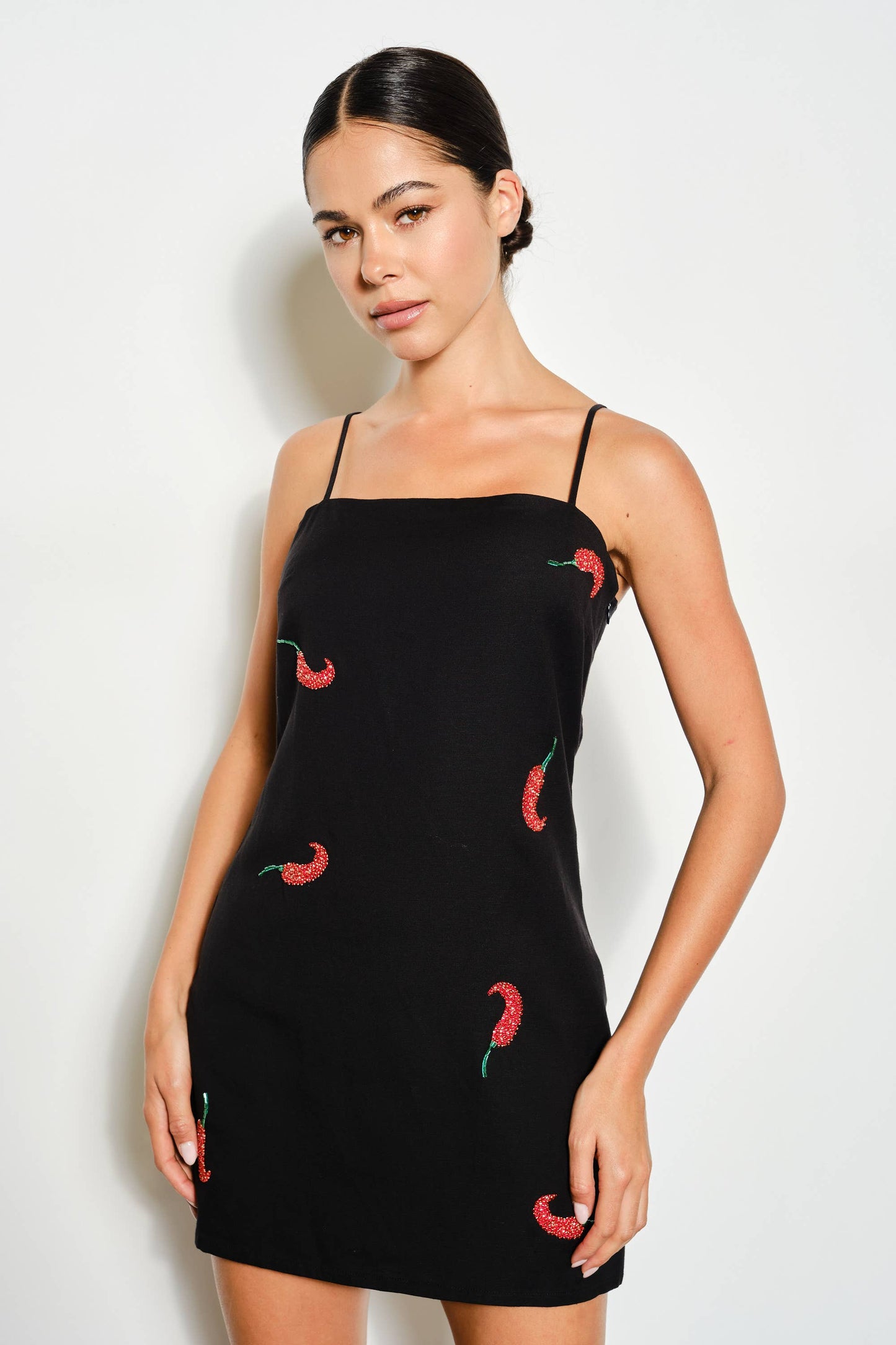 BRITT CHILI BEAD DRESS