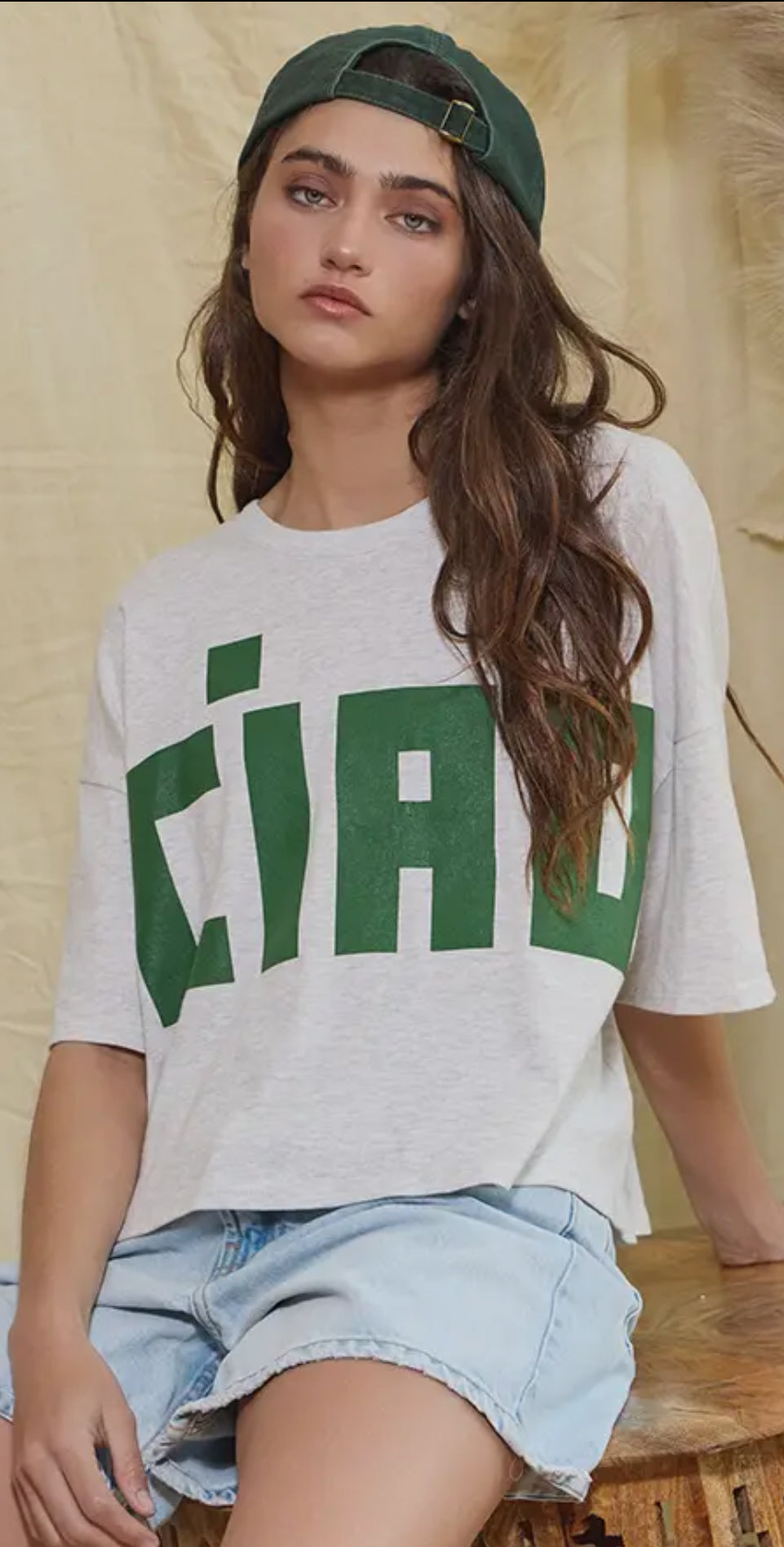 Jersey Boxy Crop Top