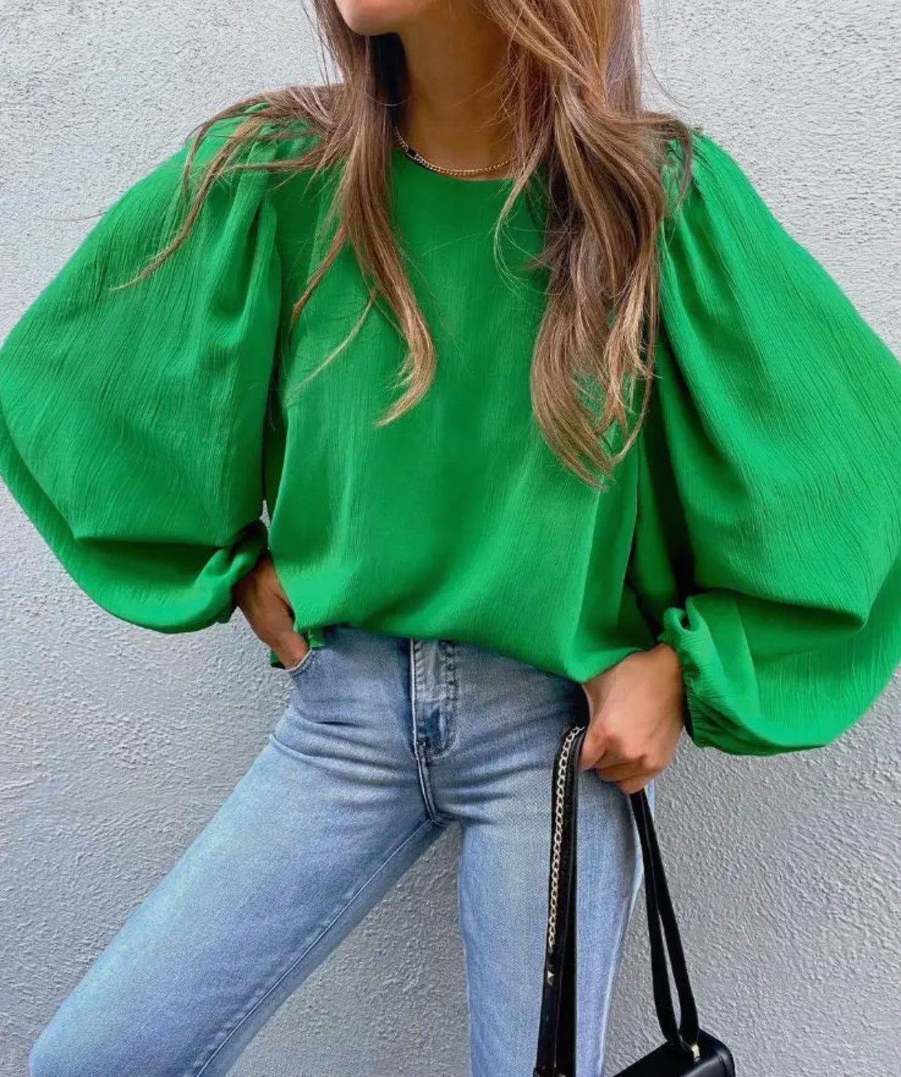 Puff sleeve top