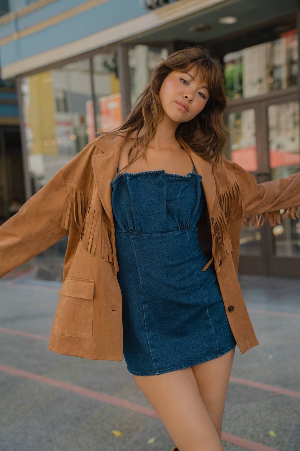 The Suede Statement Blazer